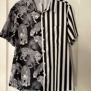 Mens Funky Button Down Shirt